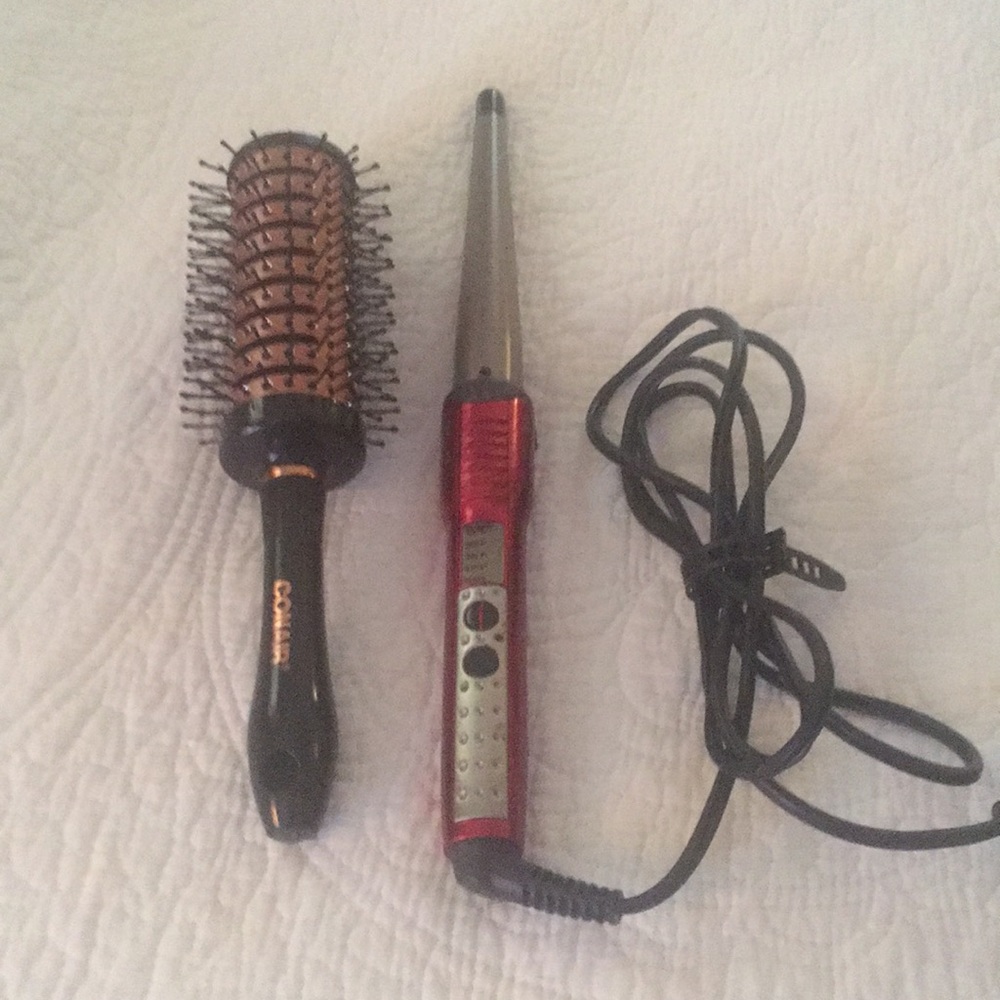 🔵 Infinity Conair Clipless Styling Wand Set